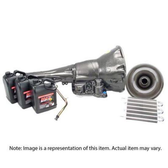 TCI Auto TCI511238P1 Transmission Package Street Rodder Ford C4 13.5 In. Tailshaft No Bellhousing Kit