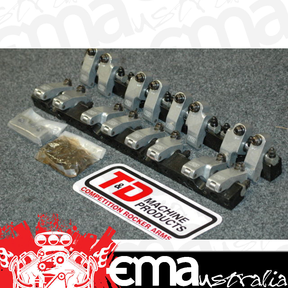 T&D TD2053-70-60 Comp Roller Rockers Offset 1.7In/1.6Ex Chev SB Bowtie 18ø÷ Heads