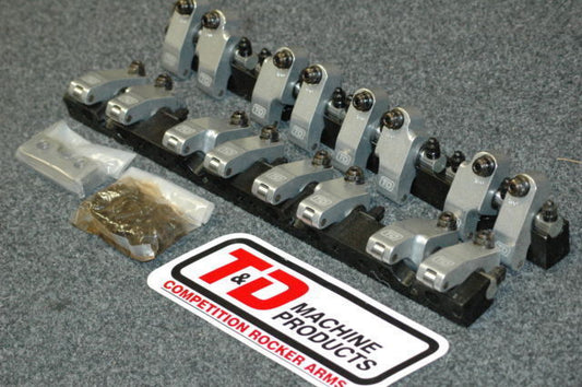 T&D TD2053-70-60 Comp Roller Rockers Offset 1.7In/1.6Ex Chev SB Bowtie 18ø÷ Heads
