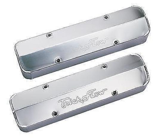 Trick Flow Specialties TFS31500803 Trickflow Tall Fabricated 0.140" Aluminium Valve Covers Chev SB