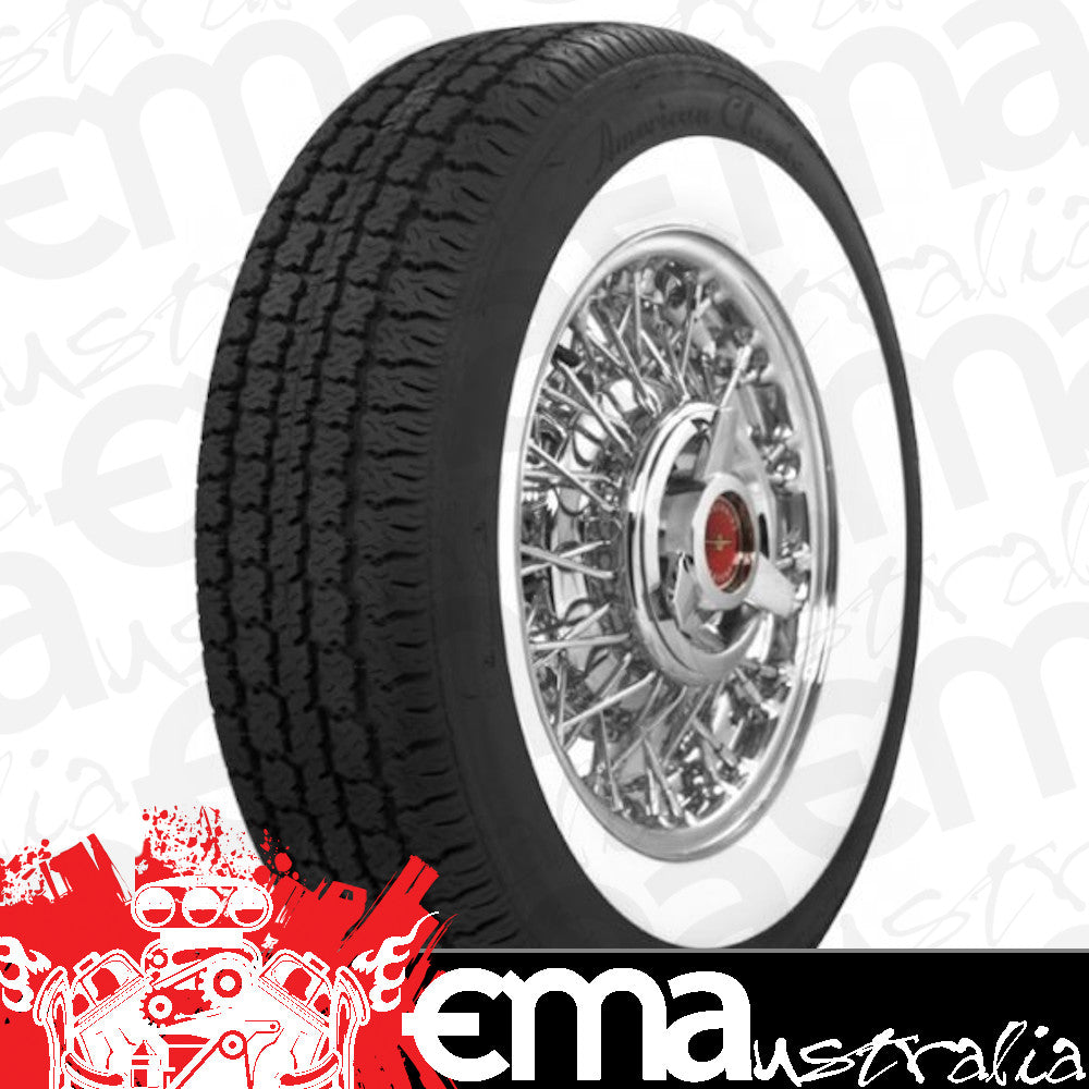 American Classic Tyres TIRAMC19575R15 195/75-R15 Radial Tyre w/ 2-1/4" Whitewall Tiramc195/75R/15