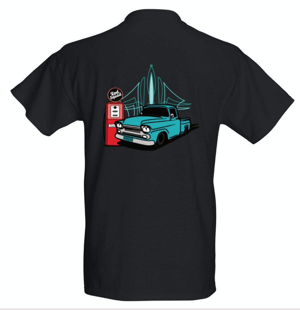 THE ROD SQUAD - The Chevy Apache Pick-Up Gas Shirt