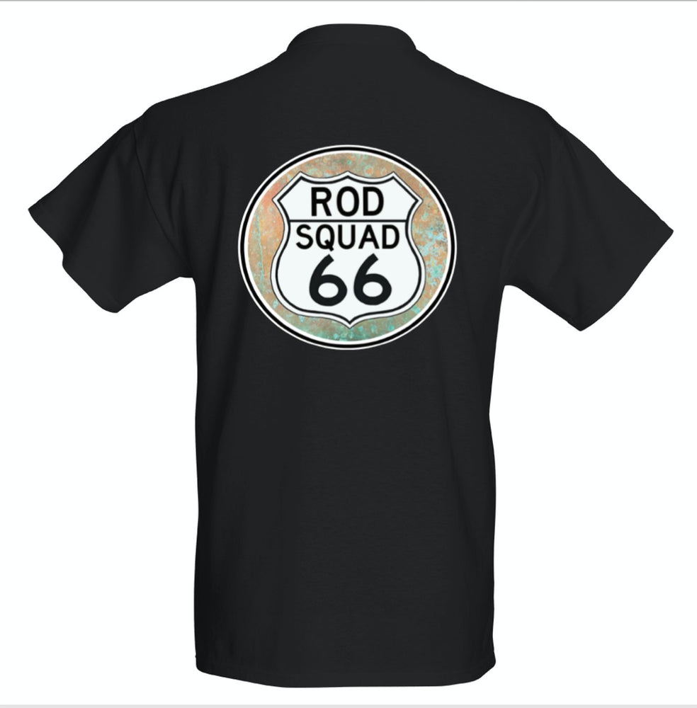 THE ROD SQUAD - The Iconic Route 66 Style Logo T-Shirt