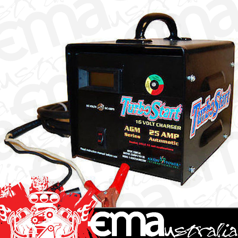 TurboStart TS16V25A220V Turbo Start 16V 25Amp Automatic Battery Charge Engine Master