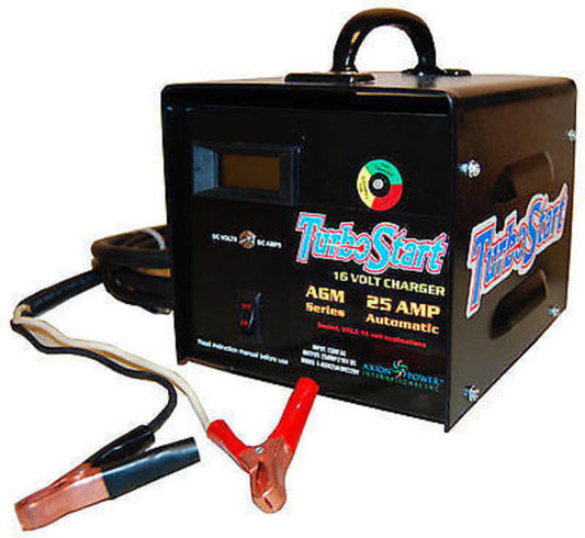 TurboStart TS16V25A220V Turbo Start 16V 25Amp Automatic Battery Charger suits 16V Batteries