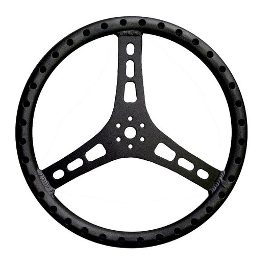 Triple xxx TxRC-ST-0002BK 15" Steering Wheel Lightweight Aluminium 1-1/8" Tube - Black