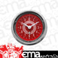 Classic Instruments V8RS90SHC V8 Red Steelie - Clock Gauge 2-1/8"