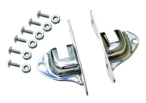 Vintique Inc S/S Firewall Support Rod Brackets (Suit 1933-39 Ford Standard Car) (VI40-8140/41-S)