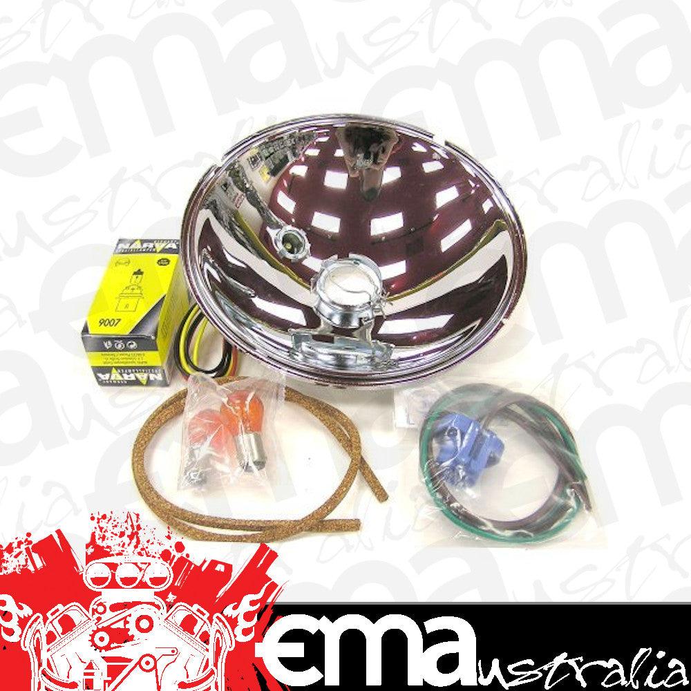 Vintique Inc 12V Halogen Headlight Reflector Kit (Suit 1937-39 Ford Passenger Car) (VI78-13027-QK12)