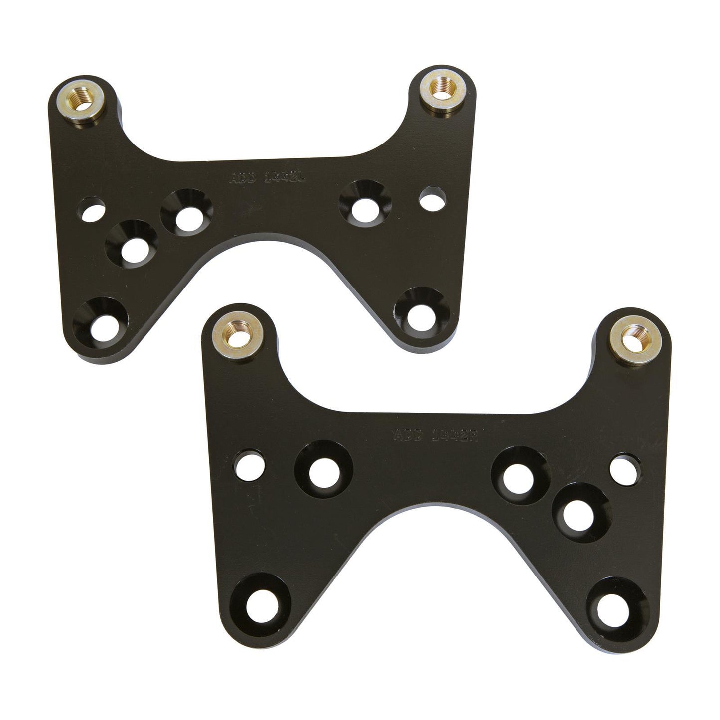 Wilwood Disc Brakes WIL-249-1442L/R  Wilwood Brake Caliper Mounting Brackets Caliper Brackets Aluminum Black Dynalite Drag Race Front Ford/Mercury