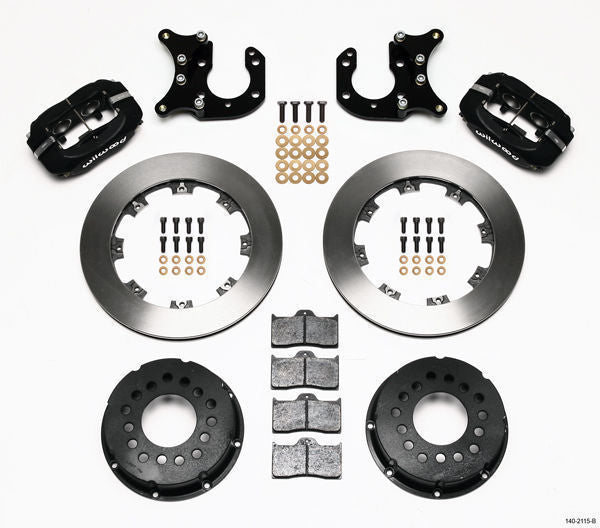 Wilwood 140-2115-B Dynapro 4 Spot Rear Brake Kit for Ford 2.36" Axle Offset