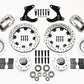 WILWOOD DYNALITE PRO FRONT BRAKE KIT DRILLED SLOTTED 4 SPOT CHEV WB 140-3425-DP