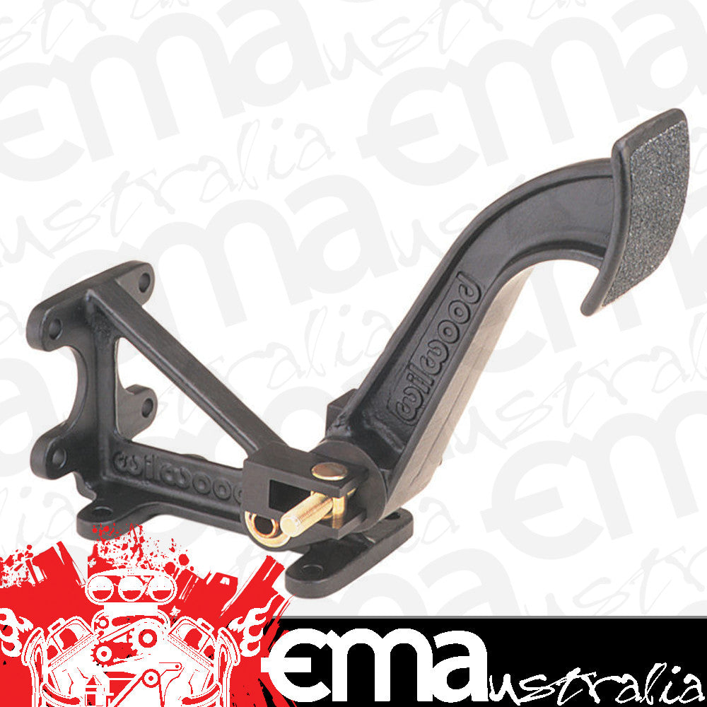 WILWOOD FLOOR MOUNT BRAKE PEDAL ASSEMBLY 6:1 RATIO DUAL MASTER CYL WB340-1285