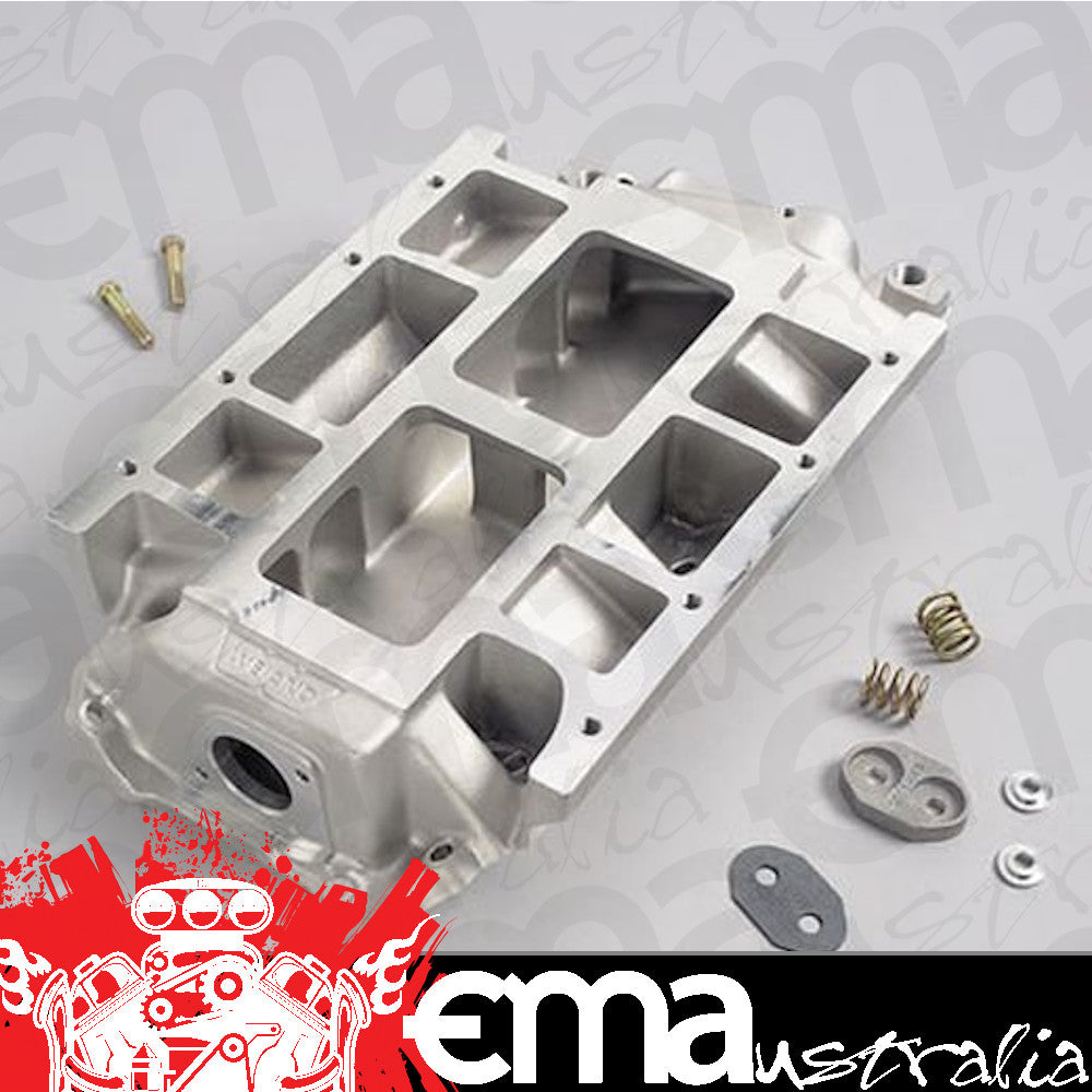 Weiand WM7151 Supercharger Intake Manifold Satin Suit Chev BB V8 6-71/8-71