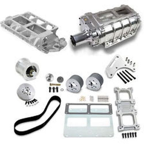 Weiand WM7582P Chev SB V8 1955-86 Polished 6-71 Supercharger Kit 1/2" Pitch