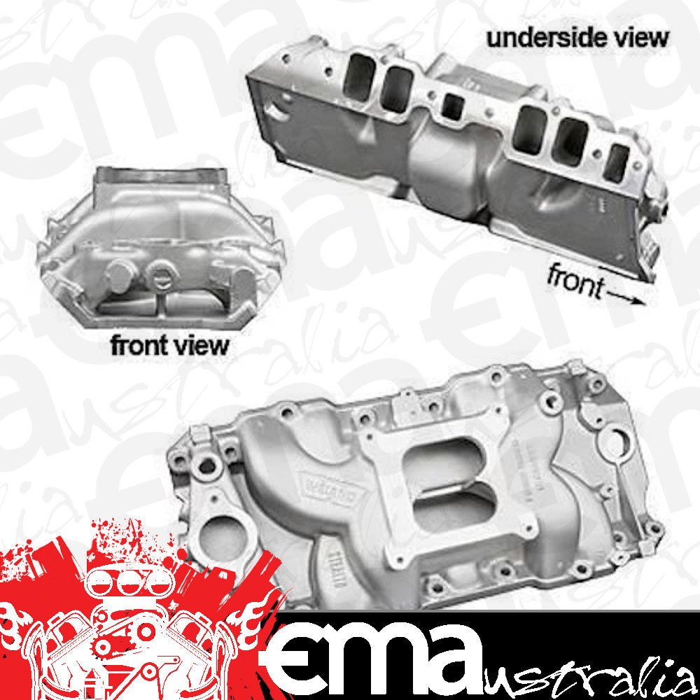 Weiand WM801809155 Stealth Intake Manifold Chev Big Block 396-454 Idle-6800 Rpm Wm8018