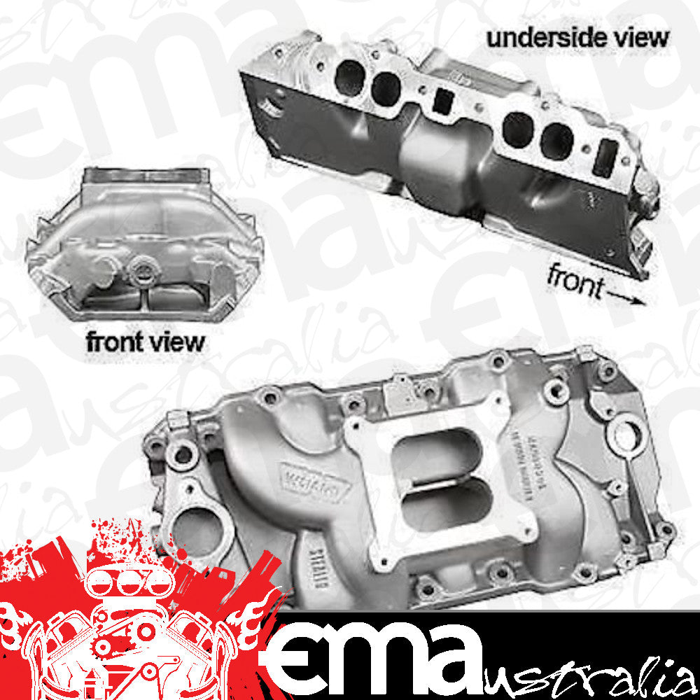 Weiand WM8019-1 Chev B/B Stealth Oval Port Intake Manifold Wm8019
