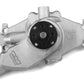 Weiand WM9221 SB Chev Circle Track Team G Water Pump W/ "Twisted Snout" Design Adjustable Satin Finish