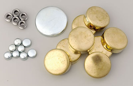 Endurotec WPK350 Chevy Small Block 267-350Ci V8 Brass Welch Plug Kit