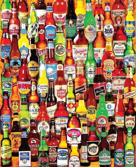 Puzzles WPZ-1047PZ 99 Bottles Of Beer 1000 Piece Jigsaw Puzzle Finished Size 30" X 24"