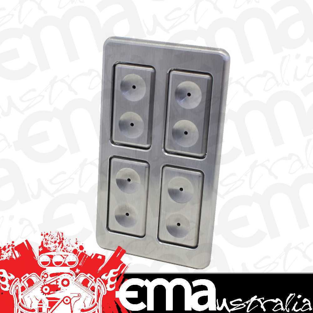 Watson's StreetWorks WSWL39-5B22X Illuminated Power Window Switch Dimpled 4 Switch 2-Over-2 Design Wswl39-5B2/2X