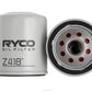 Ryco Z418 Replacement Oil Filter suit Bmw Chrysler Holden Suzuki For Toyota