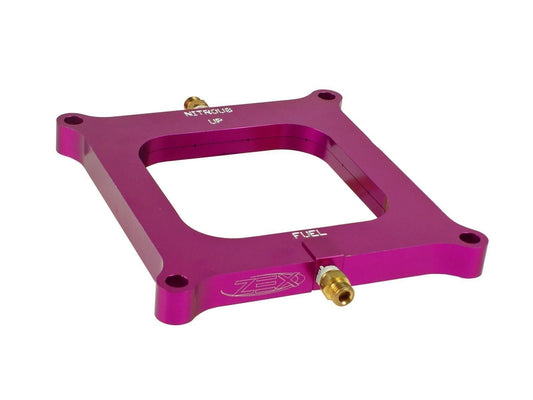 ZEX SQUARE FLANGE PERIMETER PLATE CONVERSION KIT 0.500" THICK PURPLE ZEX82043