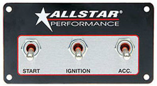 Allstar Performance ALL80165 Weatherproof Switch Panel Three Switches