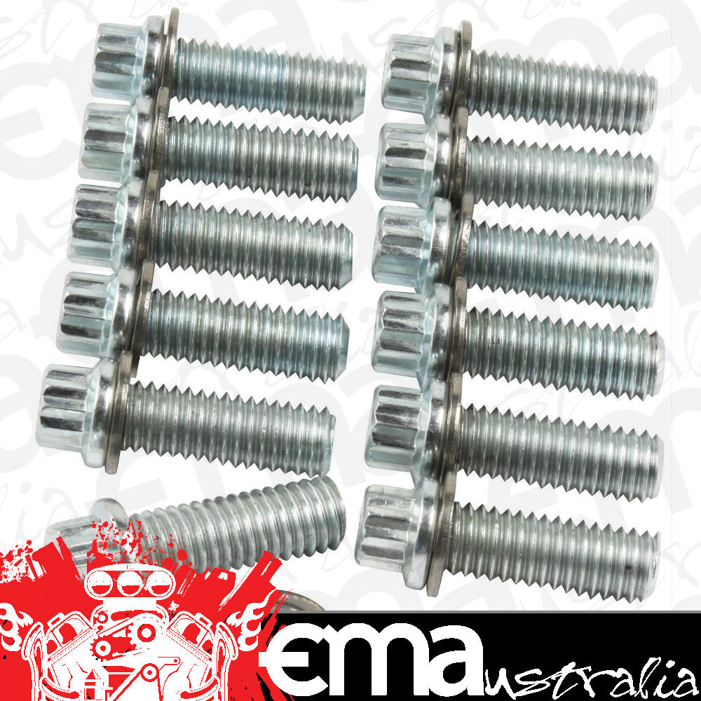 Allstar Performance ALL87010 Intake Bolt Kit SBC 12PT 12pk