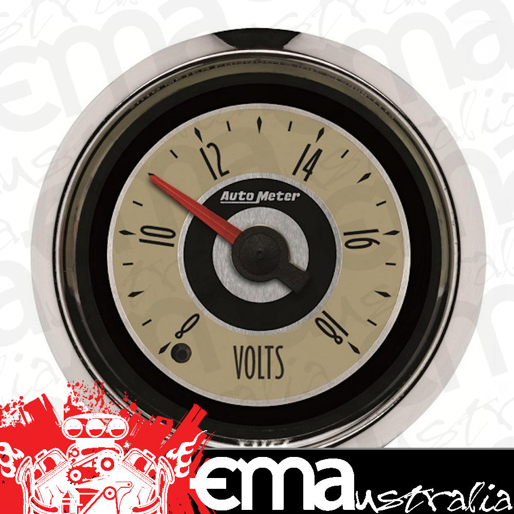 AutoMeter AU1183 Cruiser Voltmeter Gauge 2-1/16" Full Sweep Elec 0-18 Volts