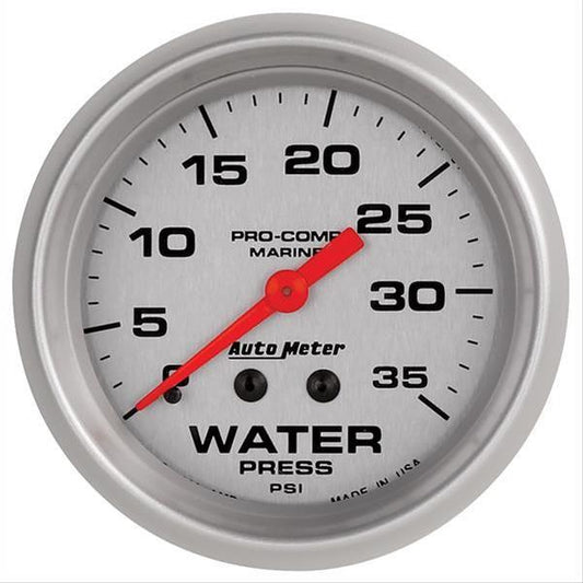 AutoMeter AU200773-33 Pro-Comp Marine Water Pressure 2-1/16" Analog Gauge