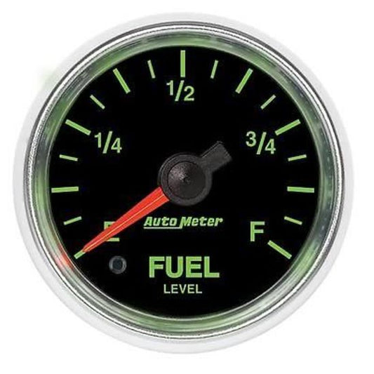 AutoMeter AU3810 GS 2-1/16" Elec In-Dash Fuel Level Gauge 0-280 OHMS