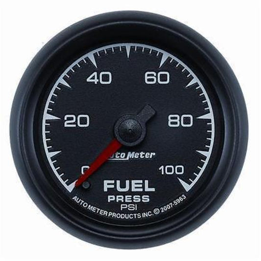 AutoMeter AU5963 ES 2-1/16" Mech Fuel Pressure Gauge 0-100 PSI