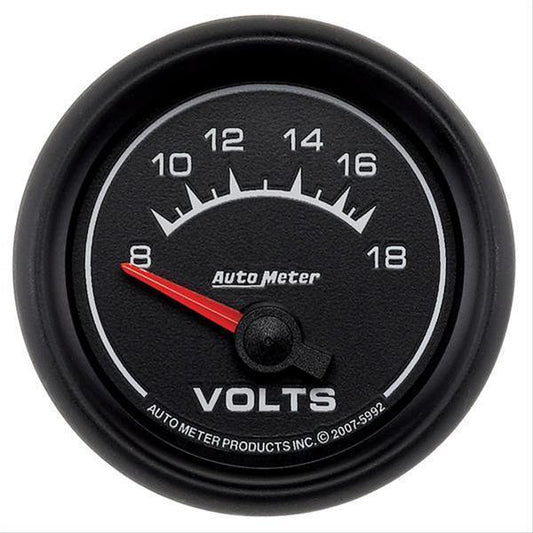 AutoMeter AU5992 ES 2-1/16" Elec Voltmeter 8-18 Volts