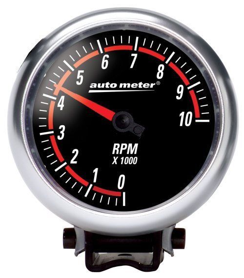 AutoMeter AU6499 Nexus 3-3/8" Mini Monster Pedestal Mount Tachometer 0-1000 RPM