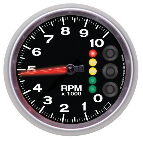 AutoMeter AU6847 Elite 5" In-Dash Tachometer 0-10000RPM Shift/Pit Lights