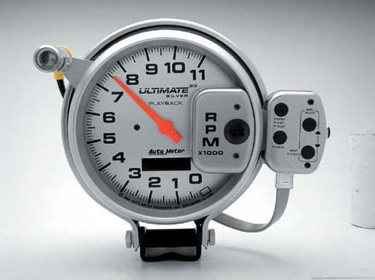 AutoMeter AU6875 Ultimate 5" Memory Playback Tachometer 0-11000RPM W/Shift Light