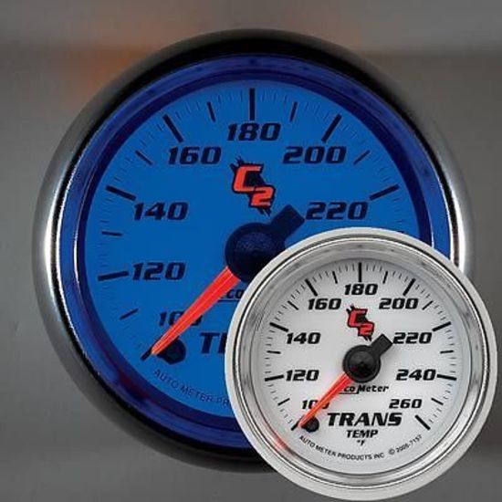 AutoMeter AU7157 C2 2-1/16" Elec Transmission Temperature Gauge 100-260¶øF