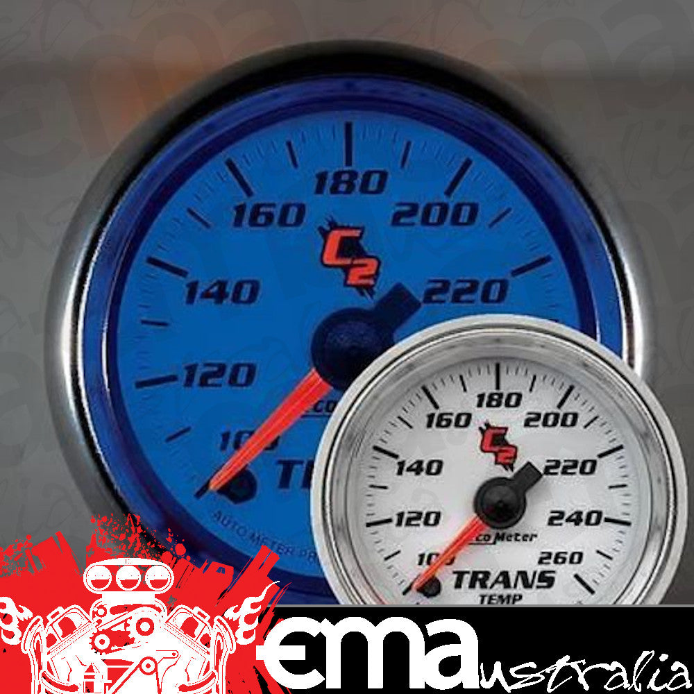 AutoMeter AU7157 C2 2-1/16" Elec Transmission Temperature Gauge 100-260¶øF