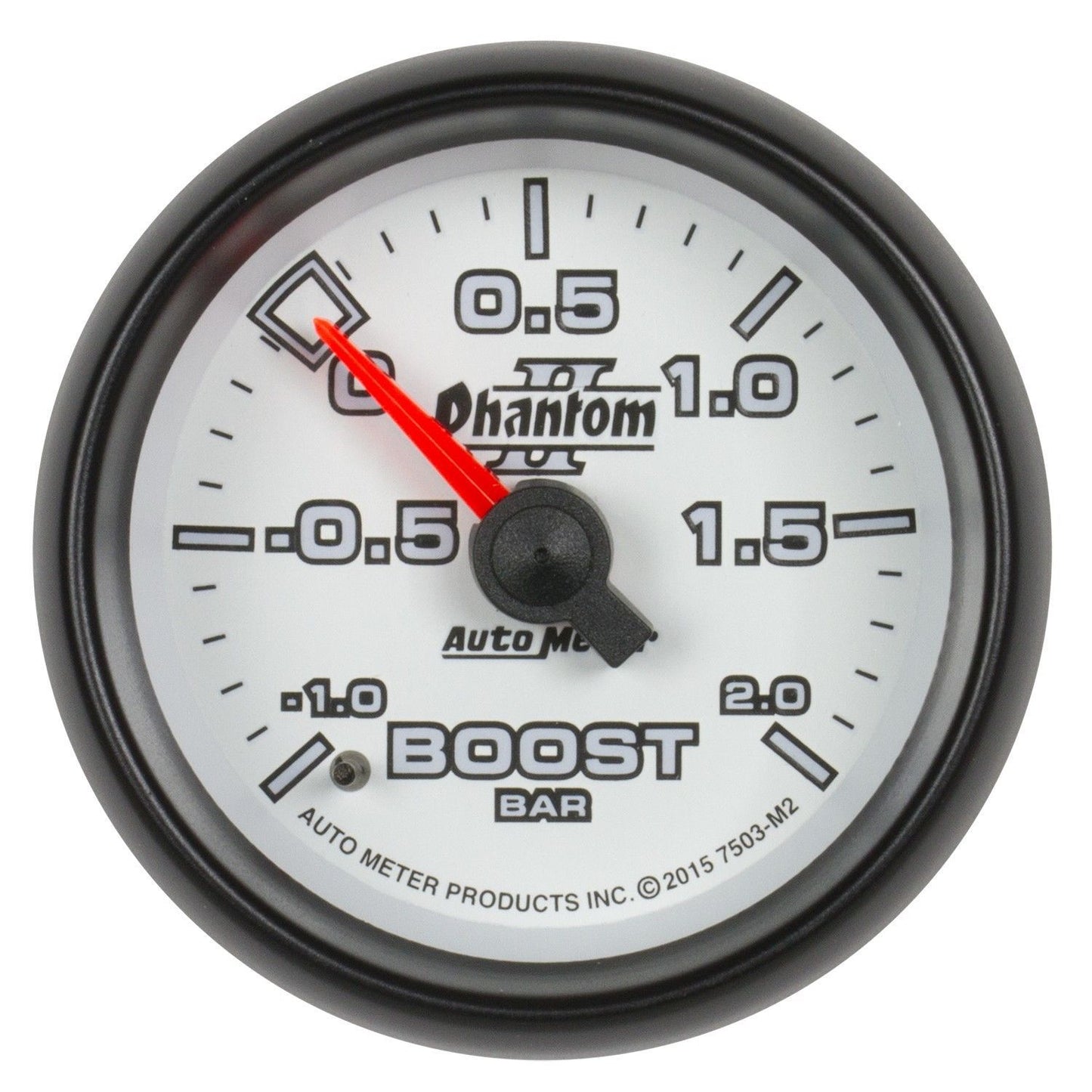AutoMeter AU7503-M2 Phantom II 2-1/16" Mech Boost/Vacuum Gauge -1/+2 Bar