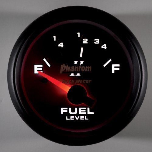 AutoMeter AU7515 Phantom II 2-1/16" Elec Fuel Level Gauge Ford 73-10 OHMS