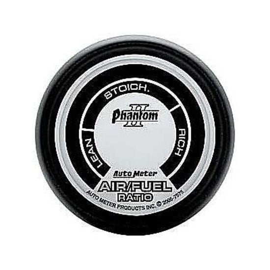 AutoMeter AU7575 Phantom II 2-1/16" Air Fuel Ratio Gauge Lean-Rich