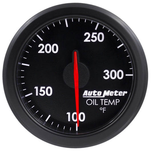 AutoMeter AU9140-T Airdrive 2-1/16" Elec Oil Temperature Gauge 100-300????F Black
