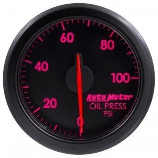 AutoMeter AU9152-T Airdrive 2-1/16" Elec Oil Pressure Gauge 0-100PSI Black