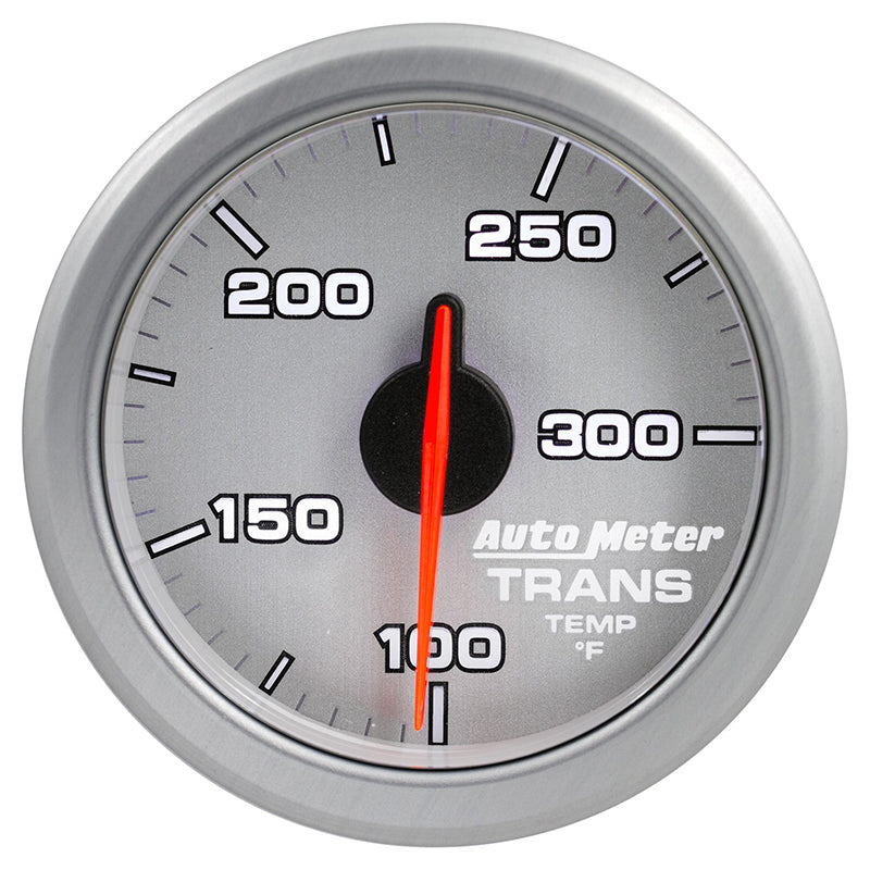 AutoMeter AU9157-UL Airdrive Transmission Temprature Gauge 2-1/16" Silver Dial Full Sweep Elec 0-300???úF