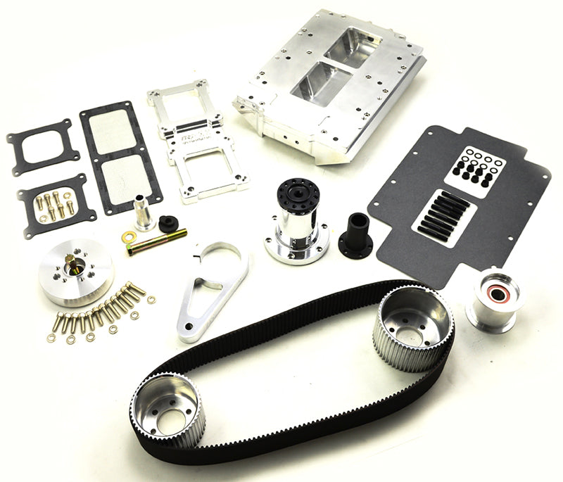 The Blower Shop B2634 LS Blower Kit EFI - Polished Finish suit Rectangle Port Heads