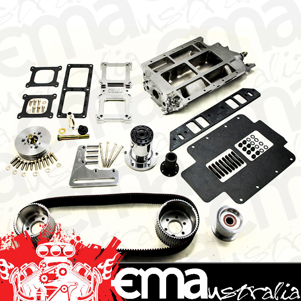 The Blower Shop B2715 8-71 Blower Drive Kit suit BB Chev Tall Deck 1V Accessory Rectangle Port Polished