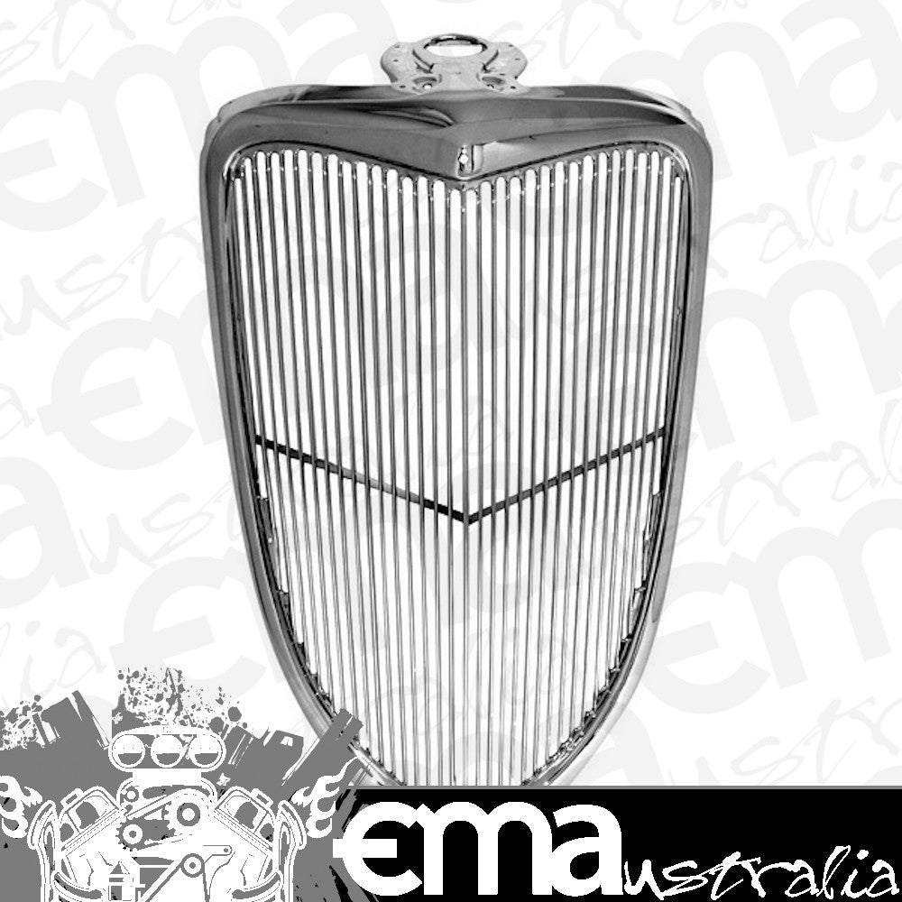 Bob Drake BD408200 Chrome Grille Chrome suit 1934 Ford Engine Master