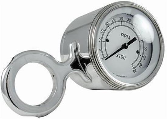 Borgeson BOR901006 3-1/8" Polished Billet Tachometer Cup 2" Column Mount