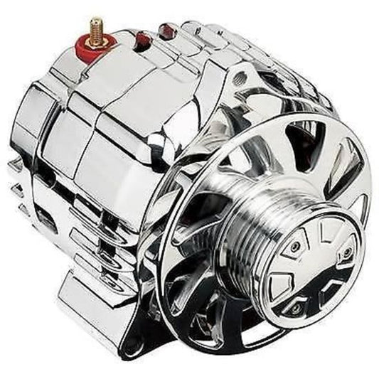 Billet Specialties BS12050 Tru Trac Polished Alloy 140 Amp 1-Wire Alternator